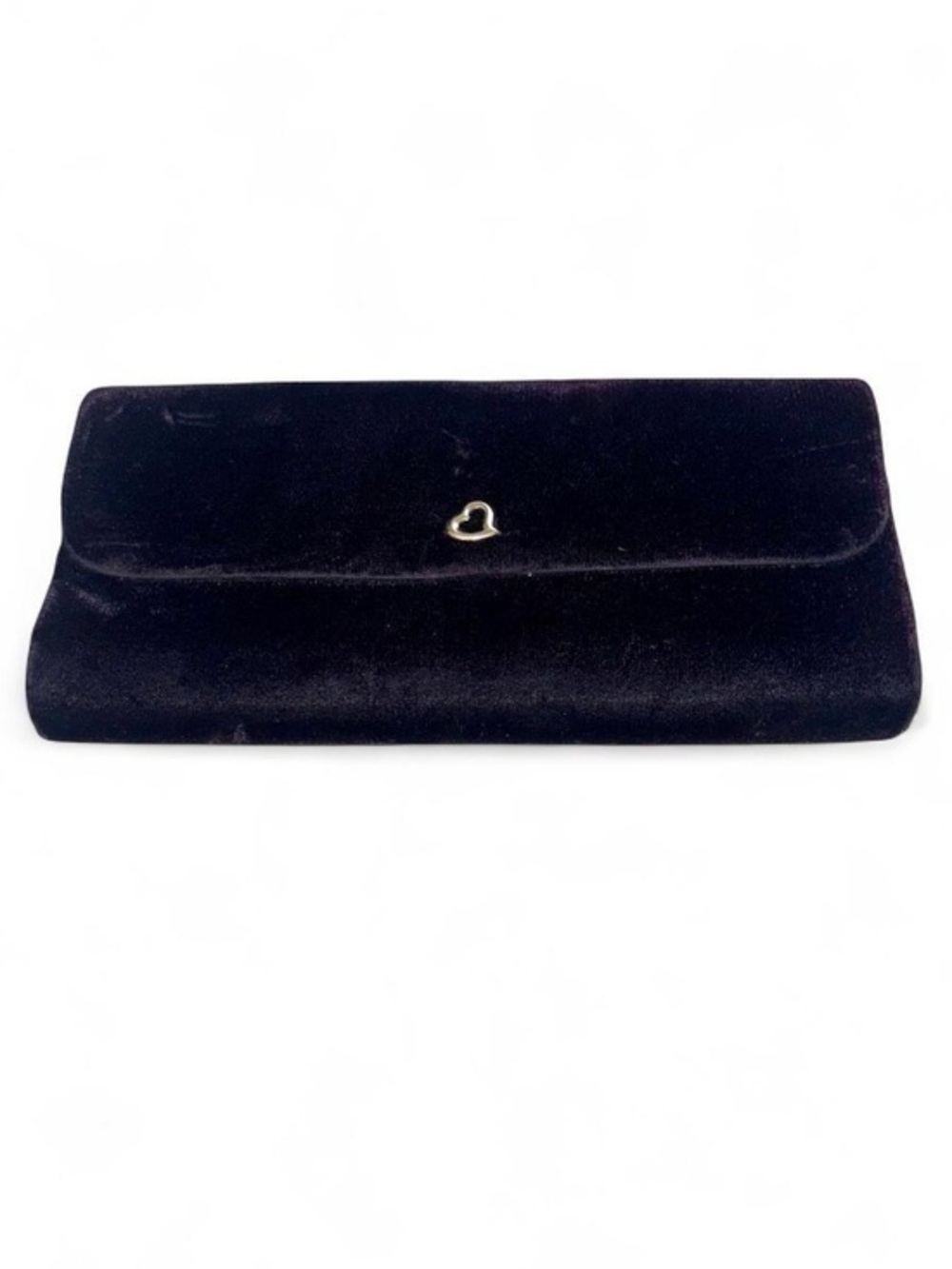 VICTORIA SECRET Black Velvet Clutch Bag